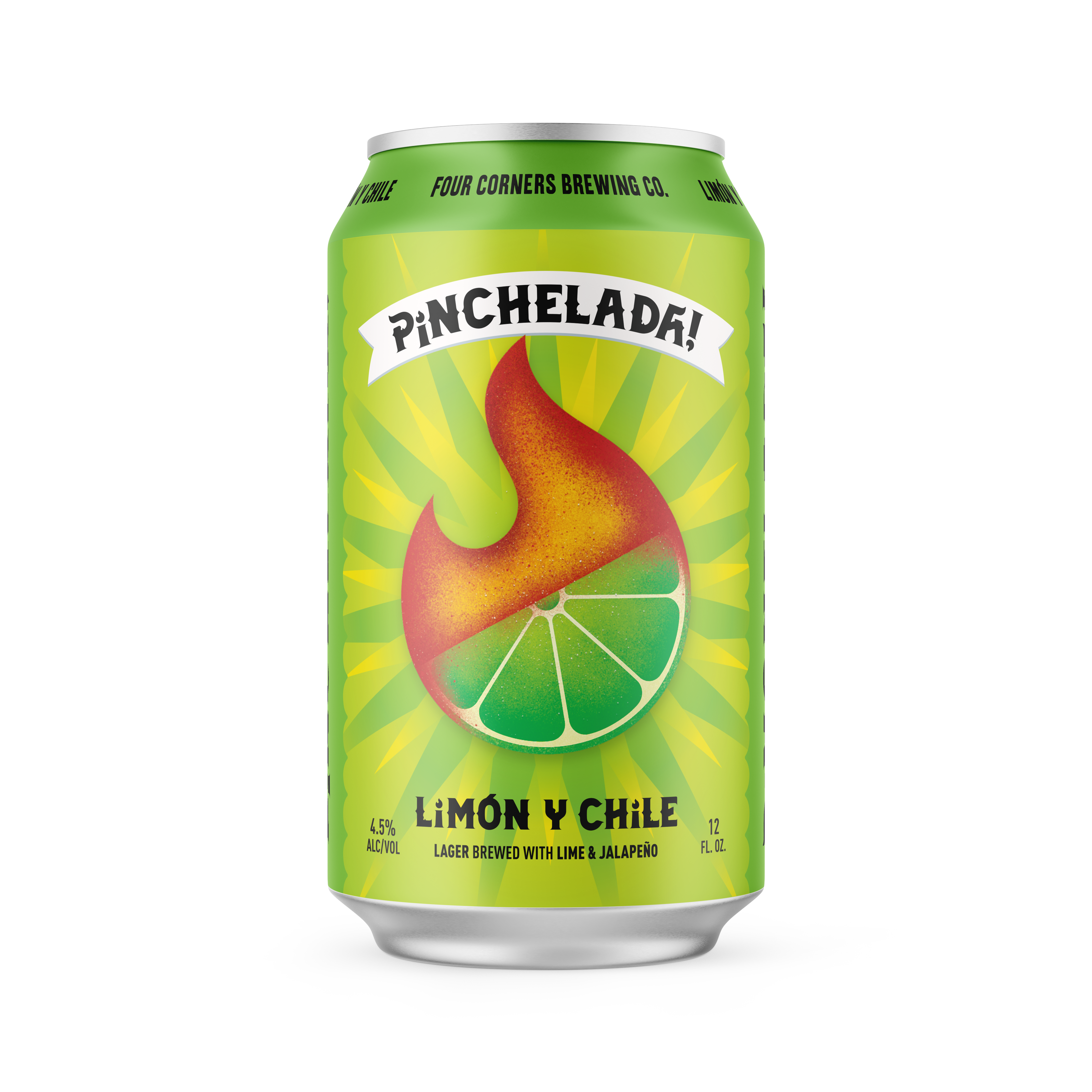 Our goal was to brew something refreshingly diferente. We spent months creating the balance of aromas, flavors and subtle-heat intensity of this Limon y Chile chelada. The result is an easy- drinking, crisp lager with tart lime flavor and a zesty finish.