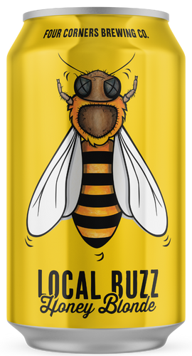 Our flagship brew is a crisp and delicious honey blonde. A touch of honey gives the brew a sweet, floral aroma. A hint of rye malt delivers a clean and zesty finish. Refreshing taste is what the buzz is all about.