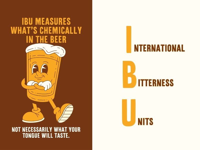 IBU meaning with pint glass illustration