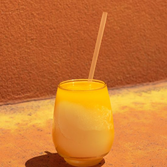 Icy frozen drink at Four Corners Brewing Co. – flavorful Dallas brewery cocktail for summer sipping